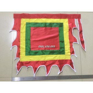 Cờ thần - cờ ngũ sắc kích thước 0.6x0.6m