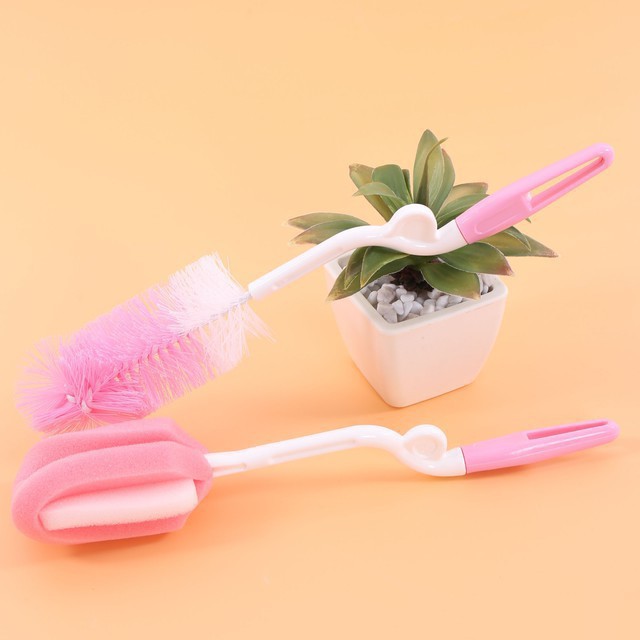 Bộ cọ bình cho bé  𝑭𝒓𝒆𝒆𝒔𝒉𝒊𝒑  Bộ cọ rửa bình sữa và núm ty 4 chi tiết MOONSHIP