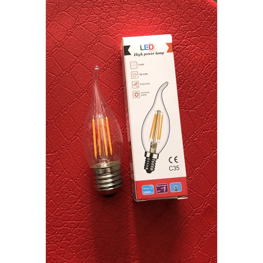 Combo 10 quả đèn led có râu 5w đui e27