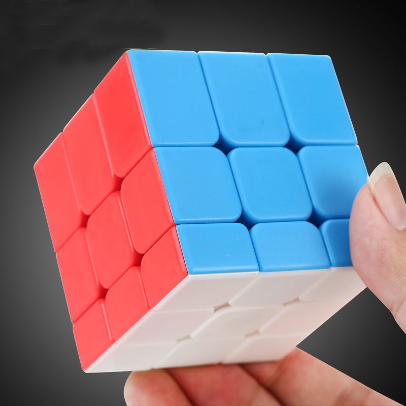 Rubik 3x3 QiYi Warrior S Stickerless Rubic 3 Tầng Không Viền và có Viền Giá Rẻ Rubic