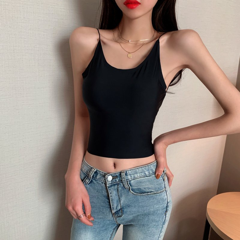 Áo lót hai dây hở lưng không đường may phong cách quyến rũ