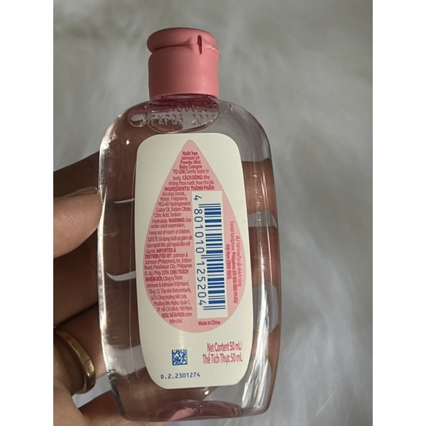Dầu thơm, nước hoa gohnsons  baby màu Hồng 50ml và 125ml an toàn và dụi nhẹ cho bé yêu