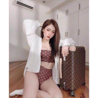 BIkini 2 mảnh họa tiết hottrend, bộ bơi quây đi biển sexy lv Bikini191