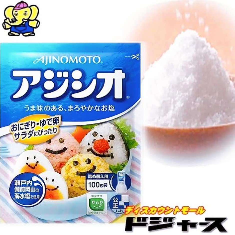 Muối Nhạt Ajinomoto Nội Địa Nhật Giảm 50% Độ Mặn - Gói 100g