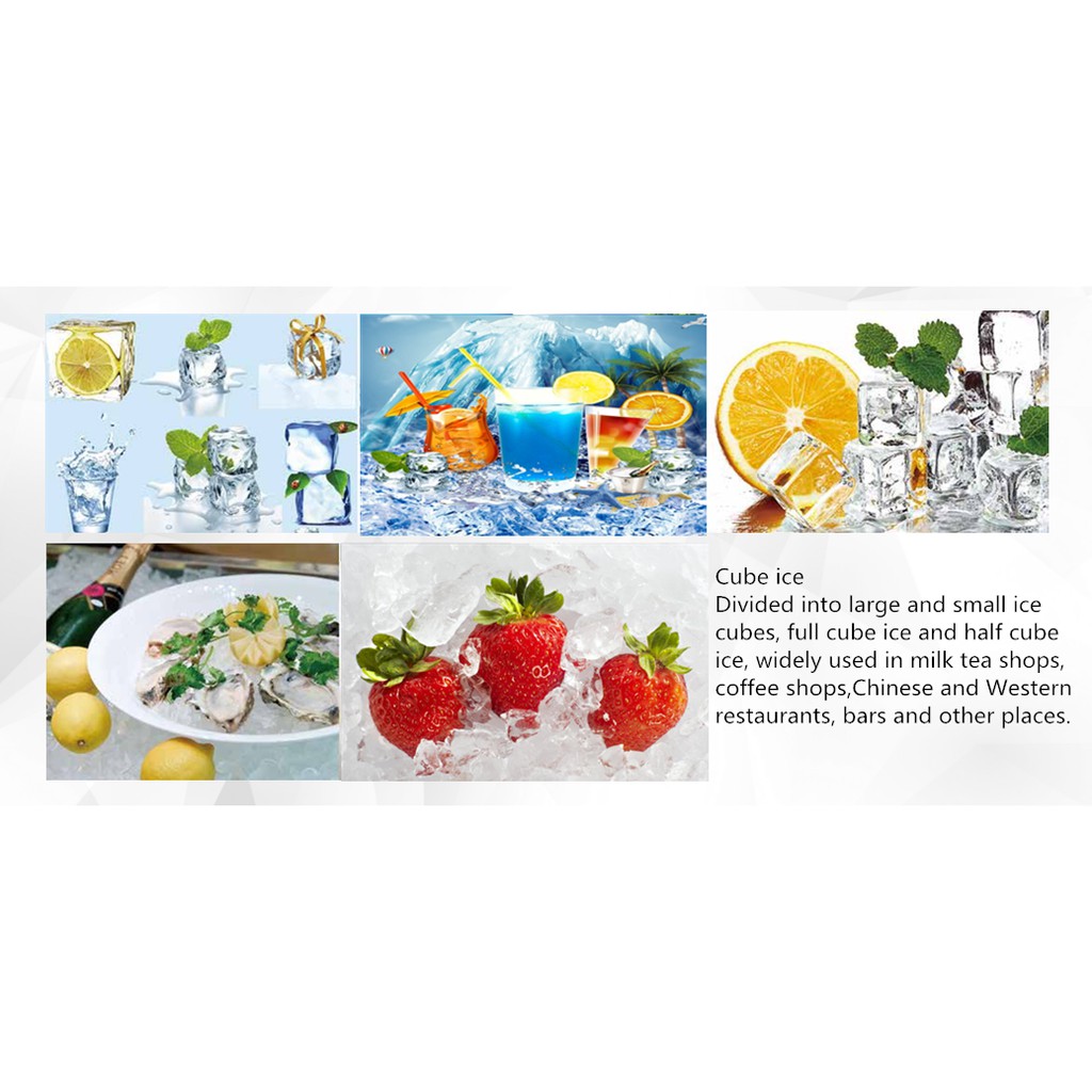 Máy làm đá viên công nghiệp 250kg/24h thương hiệu Luxem -công suất 1050w hàng cao cấp-bảo hành 1 năm