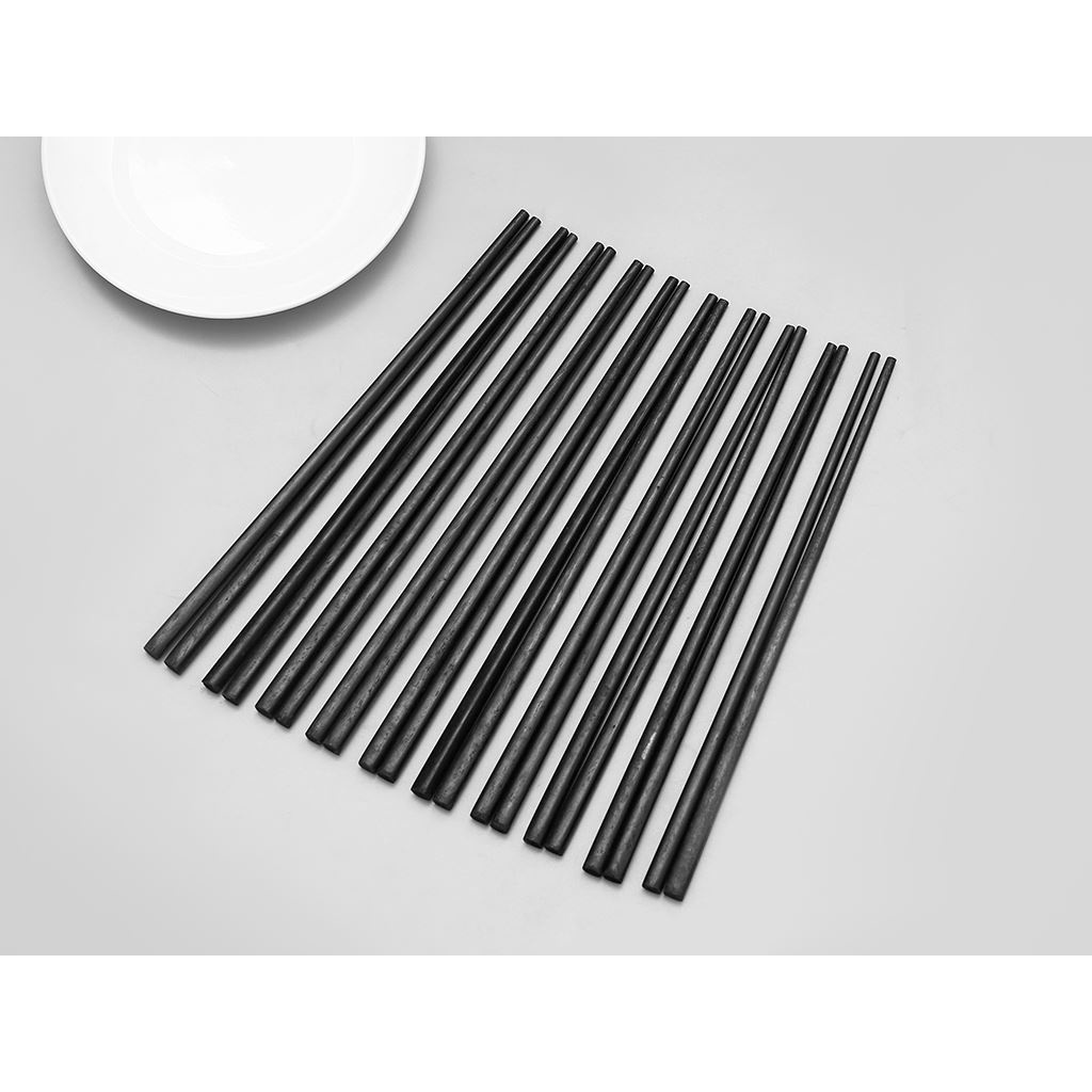 10 đôi đũa gỗ Hương Đen cao cấp- Đũa gỗ tự nhiên an toàn cho sức khoẻ