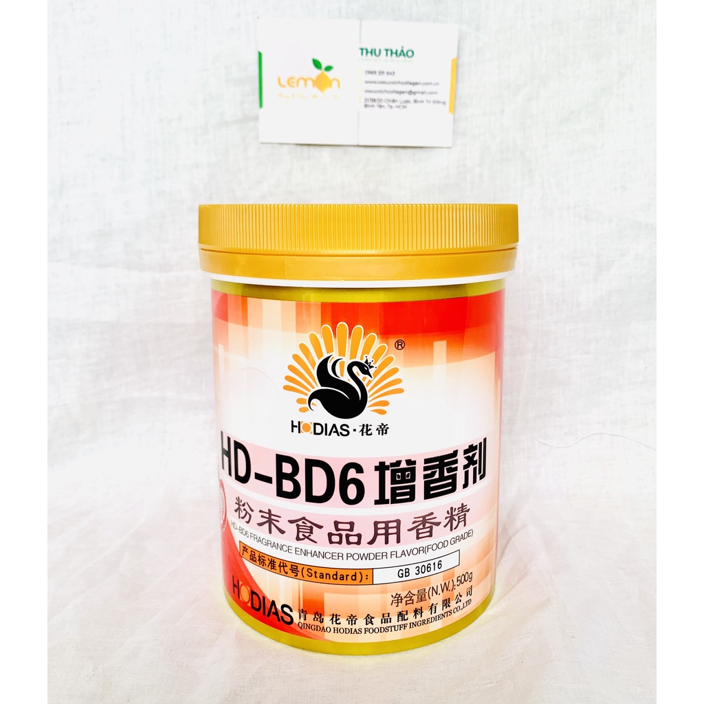 Hương thịt HD-BD6 ĐỎ làm tăng hương vị cho các thực phẩm từ thịt (Hộp 500g)