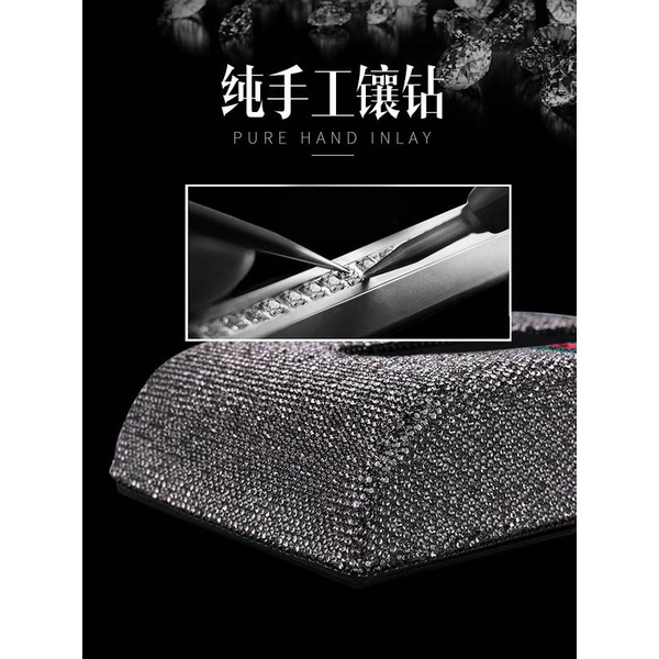 Hộp Đựng Khăn Giấy Hình Ong Đính Đá Sang Trọng Giá Đỡ