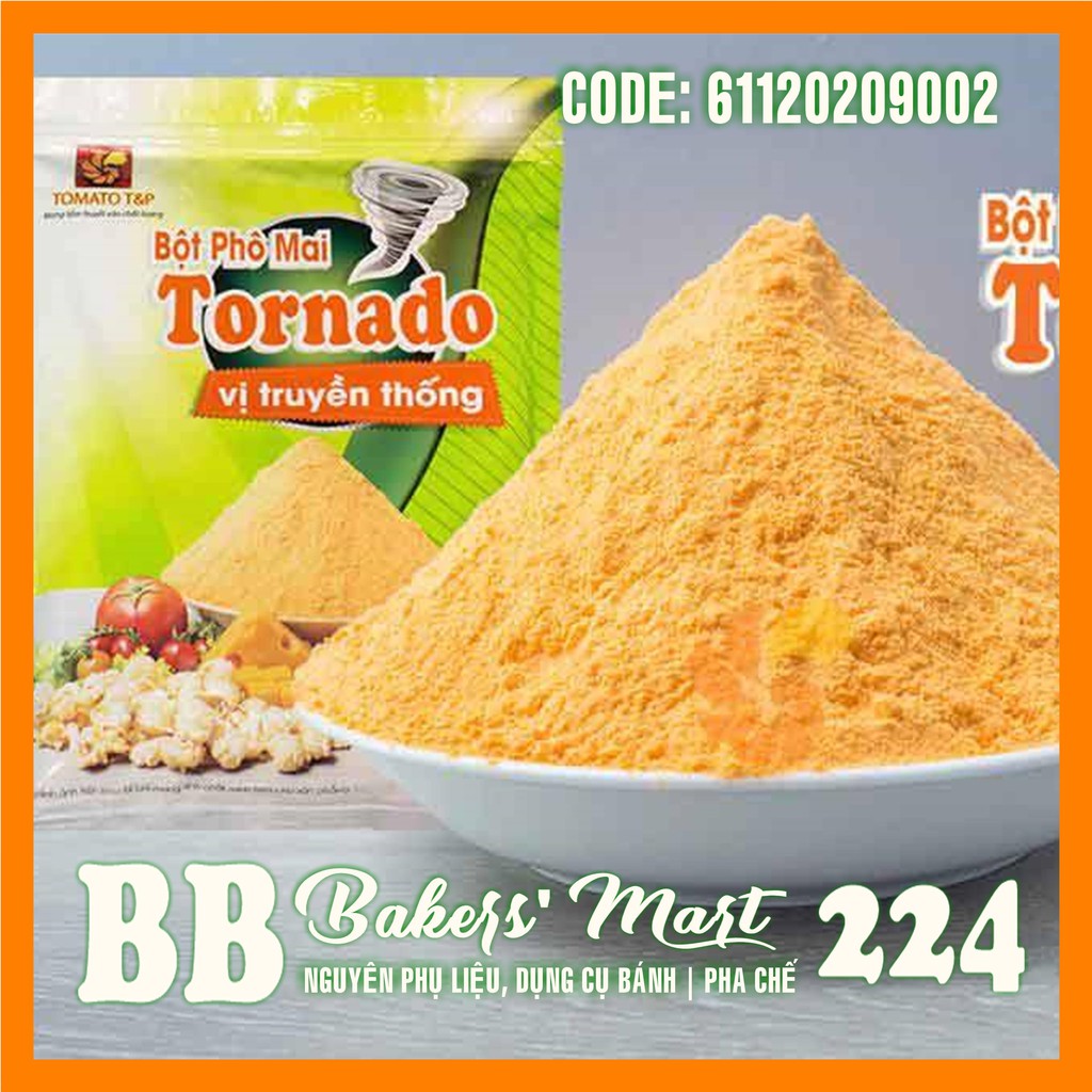 Bột phô mai cam lắc TORNADO - Vị TRUYỀN THỐNG - Gói 100gr