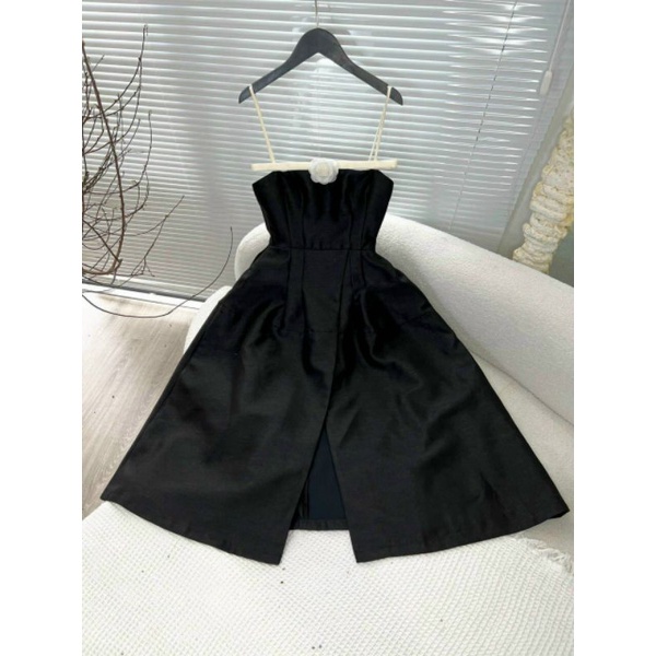 (SIÊU HÓT) Váy tiêu thư THIẾT KẾ  đầm hai dây sang chảnh | BigBuy360 - bigbuy360.vn