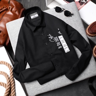 Áo Sơmi Nam In Chữ CEFFYLO Phong Cách, Trẻ Trung, Thời Thượng