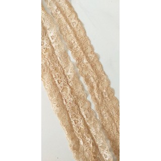 Ren thun , màu cafe sữa , size 3.5cm.(5m/17k)