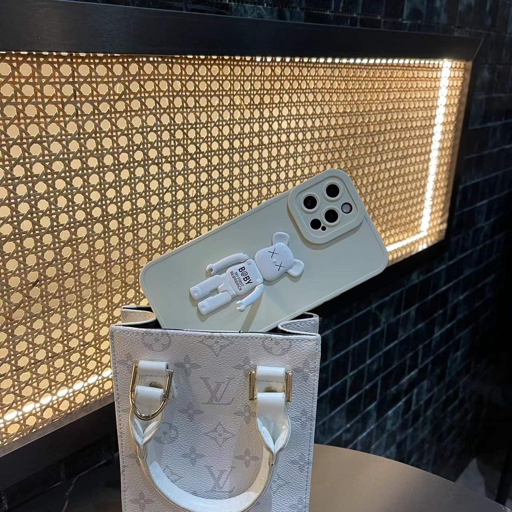 Ốp điện thoại họa tiết gấu cá tính cho iPhone 11 Pro Max iX Xs Max XR 7plus 8plus i7 i8 SE i11 11Pro