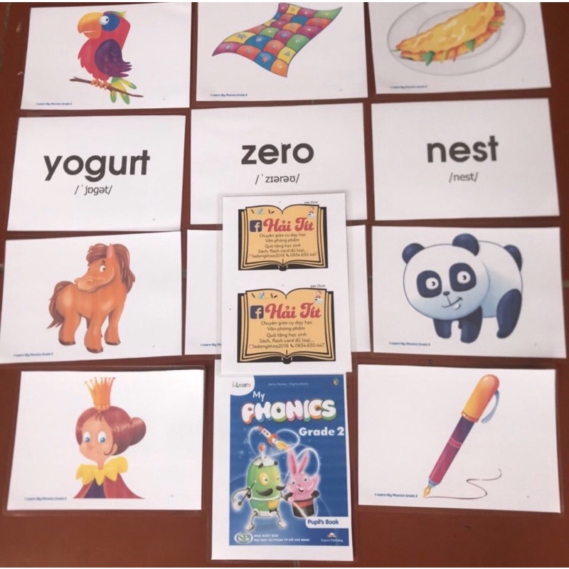 Flashcard my phonics 1-2 ép plastic giá sỉ