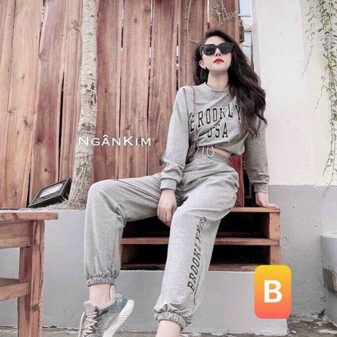 Set bộ thể thao rút dây năng động dễ thương đi chơi đi học Zashopp