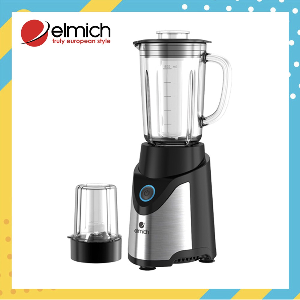 Máy Xay Sinh Tố Đa Năng 500W, Dung Tích 500ml Elmich BLE-1844