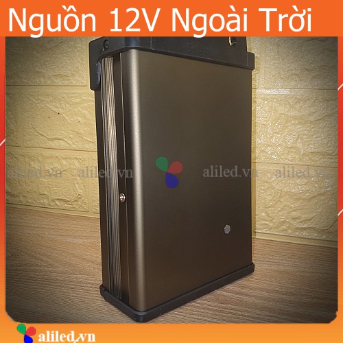 Nguồn 12V 33A vỏ nhôm tản nhiệt - Nguồn Ngoài trời 12V30A- Nguồn Adapter- Nguồn Ngoài trời 12V