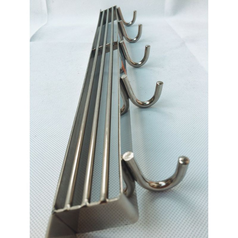 Giá cài Dao Inox có móc treo nồi tiện dụng