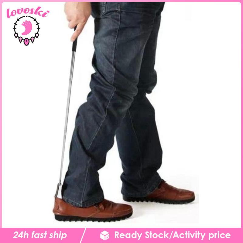[Hàng mới về] Gậy hỗ trợ mang giày bằng thép không gỉ cho người lớn tuổi