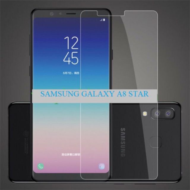 Bộ 3 kính cường lực samsung A8 star