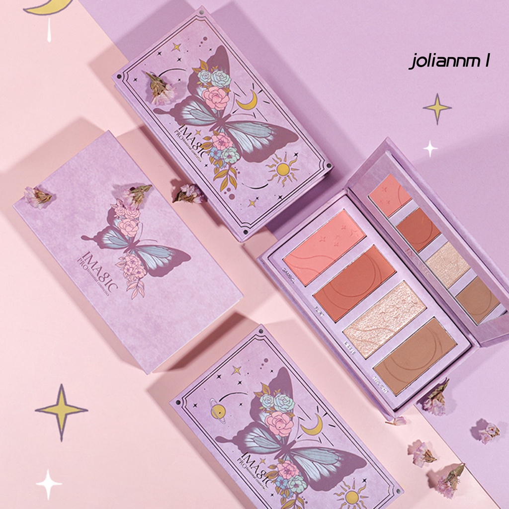 joliann Contour Face Powder Multifunctional Muti-colored Pretty Contouring Palette for Beauty Salon