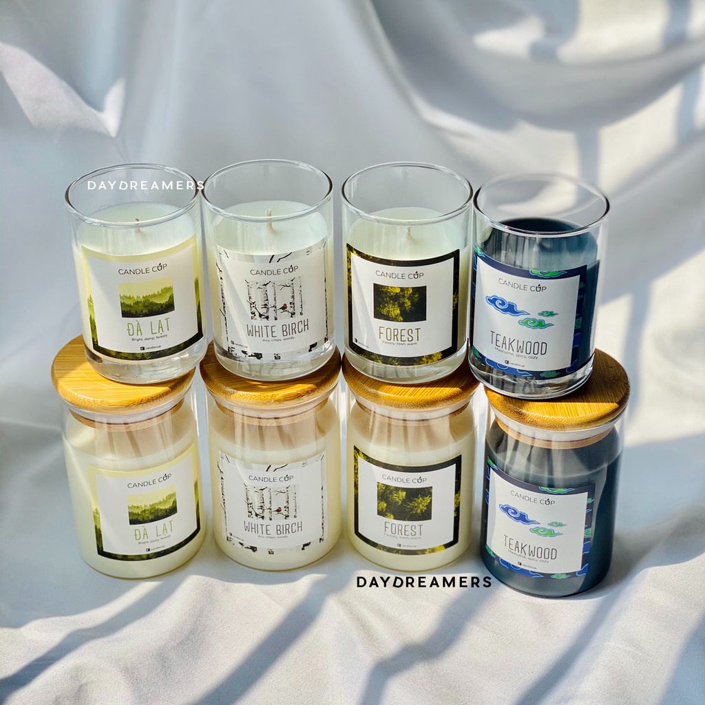 Nến Thơm Tinh Dầu Thiên Nhiên Cao Cấp Candle Cup Không Khói An Toàn Giảm Stress Ngủ Ngon