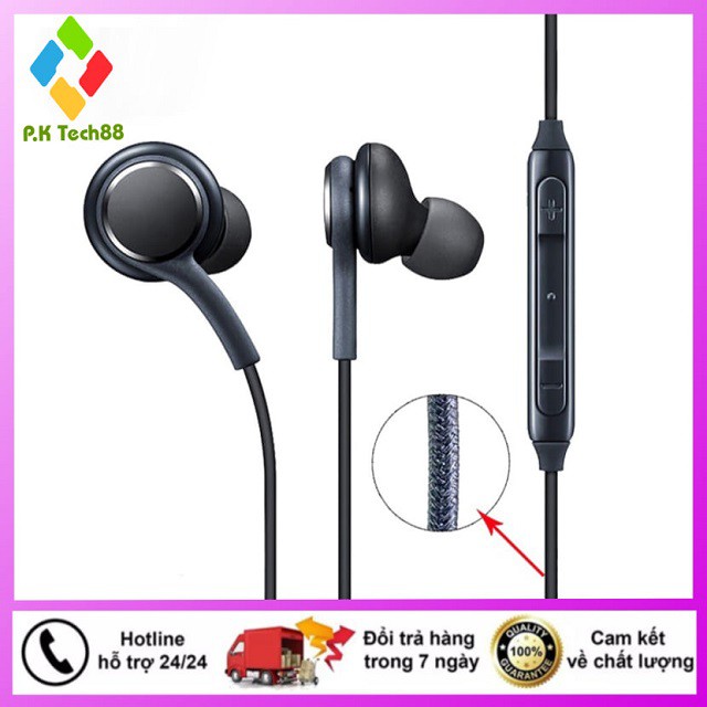 [GIẢM GIÁ 3 NGÀY] Tai nghe nhét tai cho điện thoại samsung - Oppo - Huawei - Chân 3.5mm