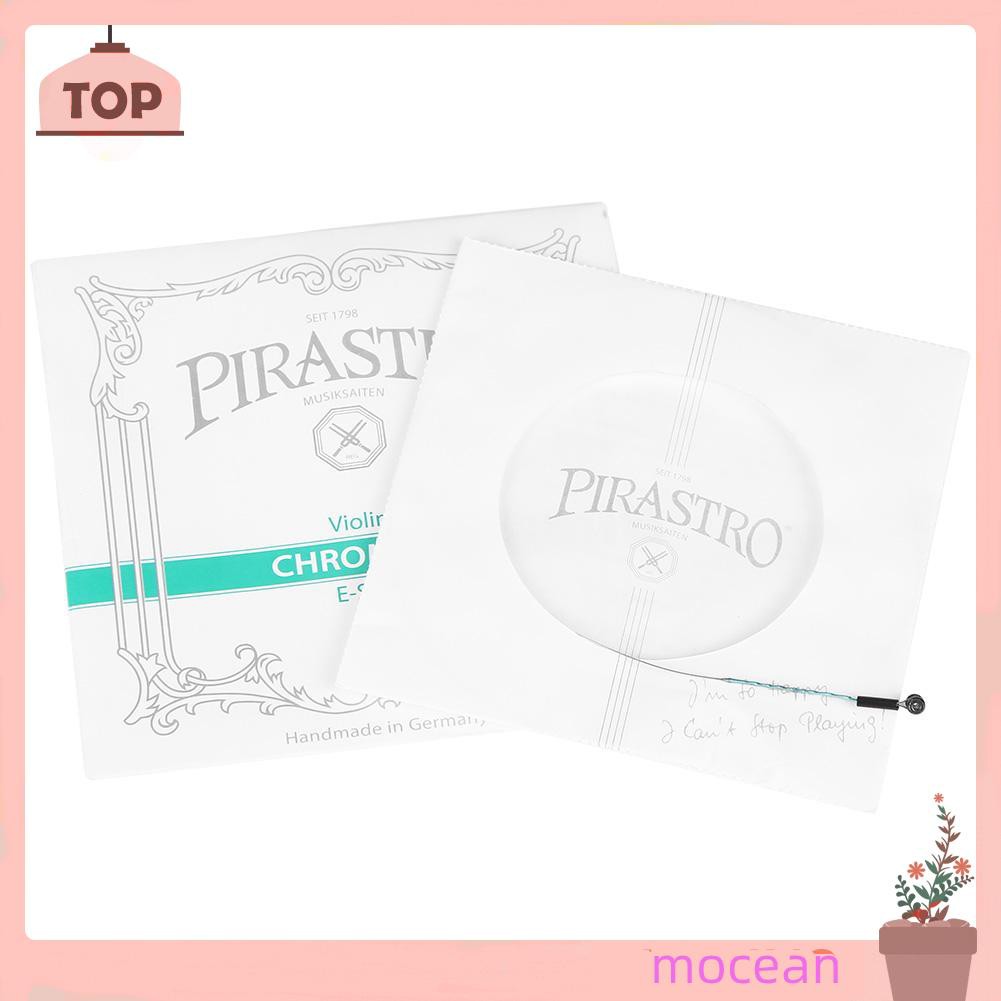 4pcs/set Chrome Steel Pirastro Tonica Violin Strings 4/4 Violin Accessory