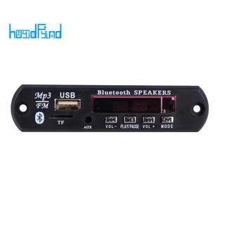 Bảng mạch âm thanh không dây bluetooth 12v mp3 wma usb tf radio fm aux cho xe hơi