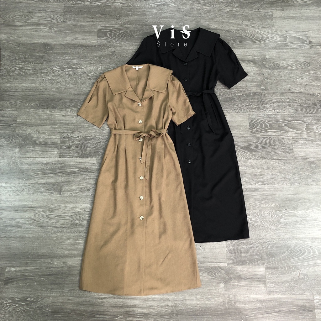 đầm midi sơ mơ nữ suông