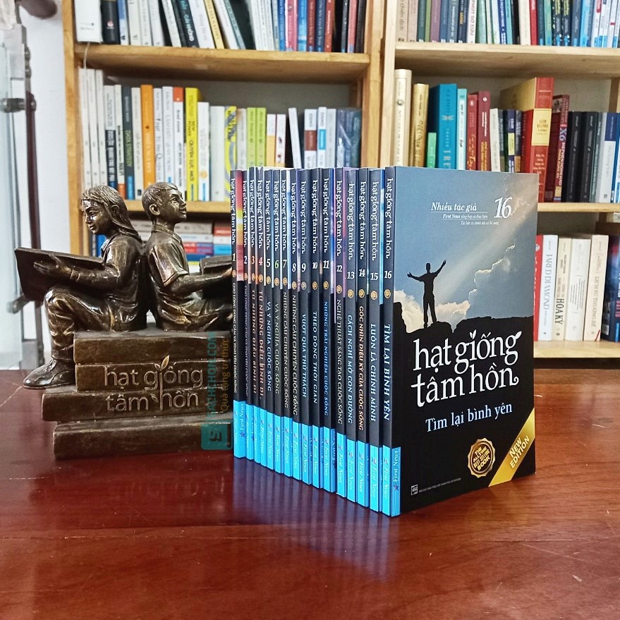Sách - Combo Hạt Giống Tâm Hồn Khổ Lớn Trọn Bộ 16 Tập - First News Tặng Kèm Bookmark