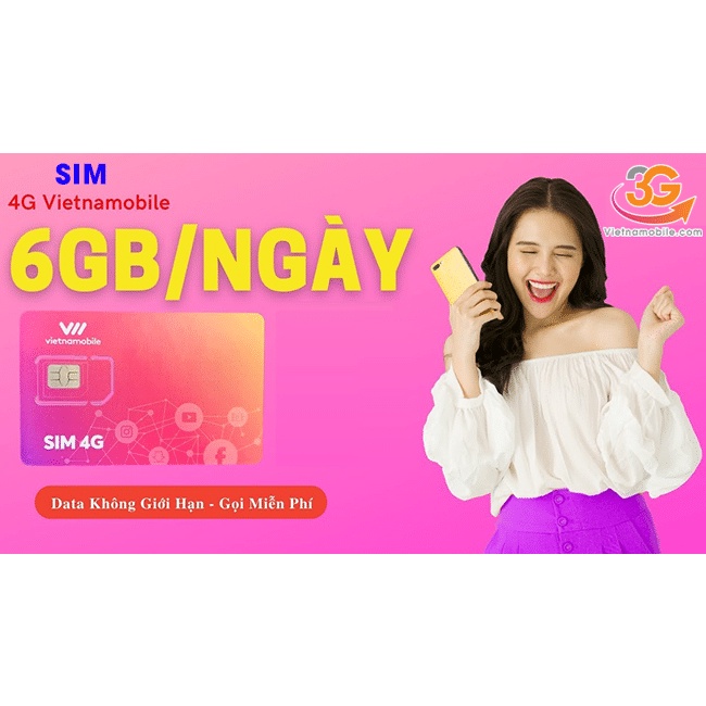 sim data 4G vietnamobiile