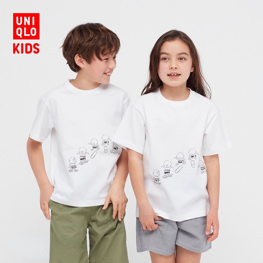 Uniqlo UT Kids / Bé Trai / Bé Gái UTGP PEANUTS Áo Thun Tay Ngắn  453040