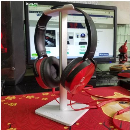 GIÁ TREO TAI NGHE KIM LOẠI ĐƠN GIẢN