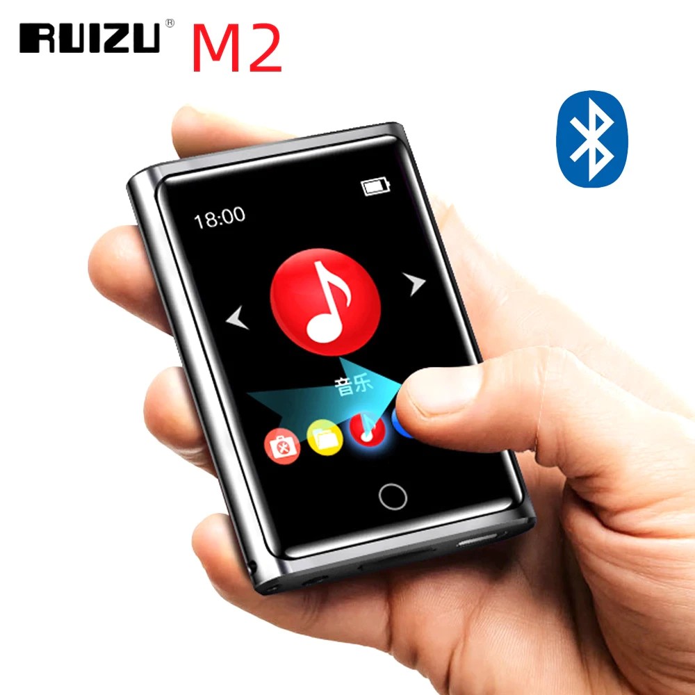 [HÀNG CHÍNH HÃNG] MÁY NGHE NHẠC KHÔNG DÂY MÀN HÌNH CẢM ỨNG BLUETOOTH RUIZU M2 BỘ NHỚ TRONG 8GB