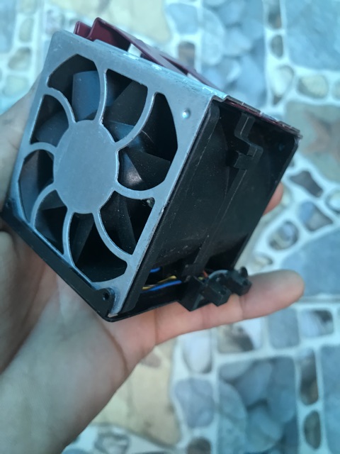 Quạt bộ đôi invertec 12v 2.5A, kích thước 6x7x6cm