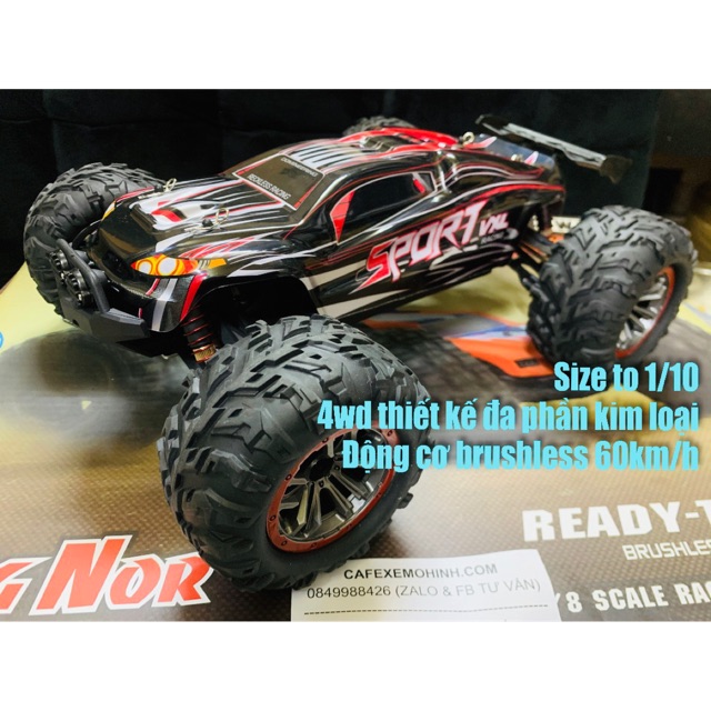 Xe điều khiển Truggy X03A 60km/h brushless size to 1.10 vượt địa hình