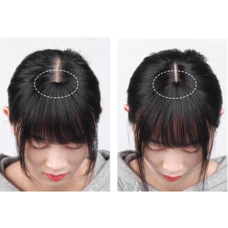 Tóc giả mái che hói sợi tơ cao  làm dầy tóc