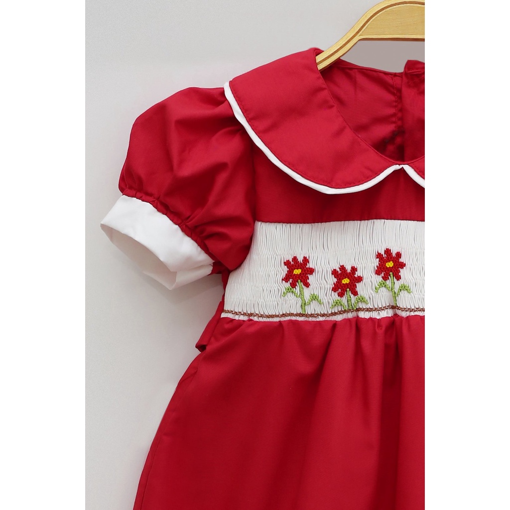 ĐẦM SMOCK HOA HÌNH