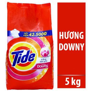 (Sốc) Bột Giặt Tide trắng đột phá hương Downy (5kg)