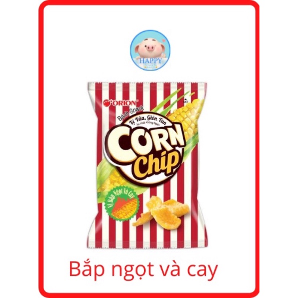 Bánh snack bắp Orion Corn Chip vị bắp nướng bơ/ ngọt và cay gói 35g