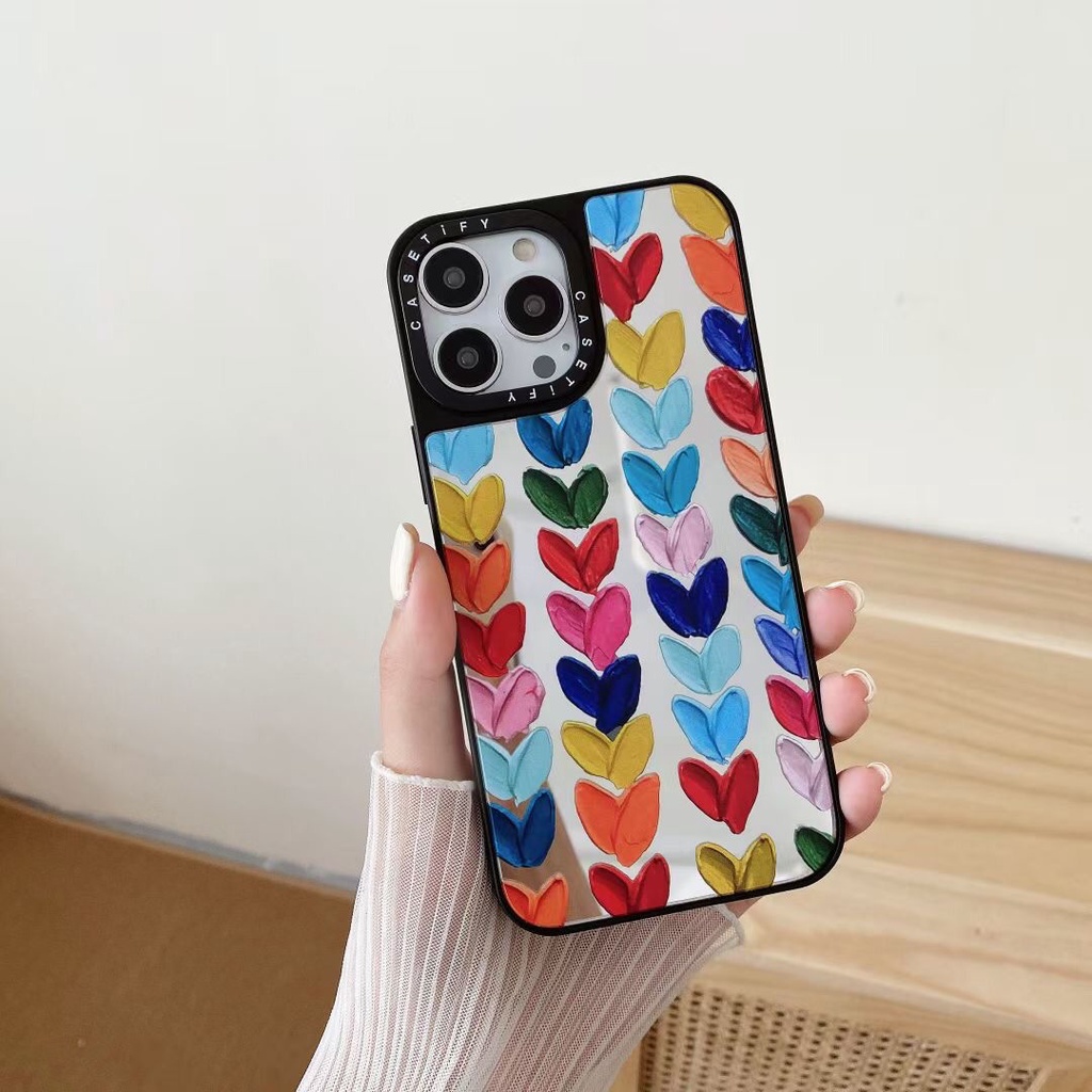 Ốp Điện Thoại Chống Sốc Tráng Gương Cho iphone 15 pro max 14 plus 13 mini 12 promax 11 xr x xs max 7g 7 plus se2020