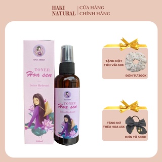 Toner hoa sen mộc nhan dưỡng ẩm sáng da 100ml