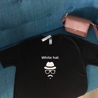 Áo thun white hat