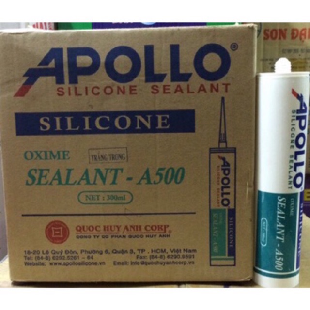 Silocone Apllpo 500, keo A500