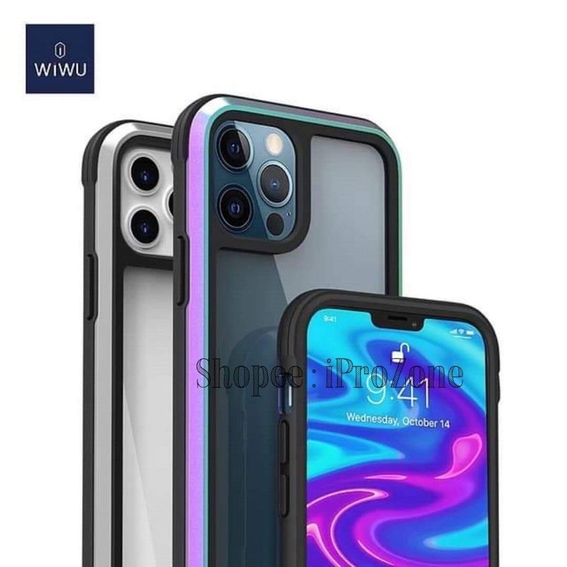 WIWU DEFENSE ARMOR CASE cho IP 12 Pro , 12 Pro Max . Ốp chống sốc cao cấp tiêu chuẩn USA