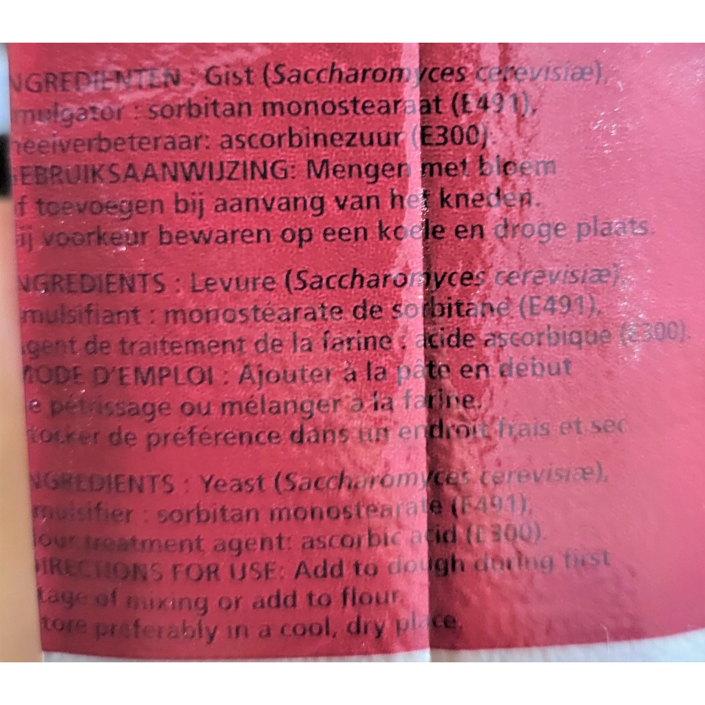 [500g – NHÃN NÂU] MEN KHÔ NGỌT LÀM BÁNH [Belgium] BRUGGEMAN Instant Yeast (hlm)