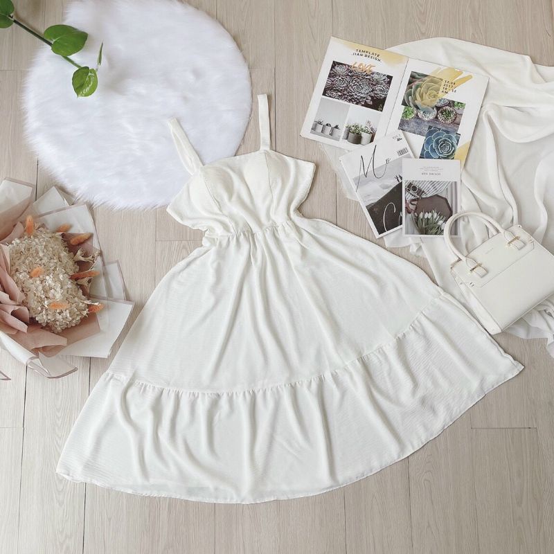 Đầm maxi đũi dây ảnh thật