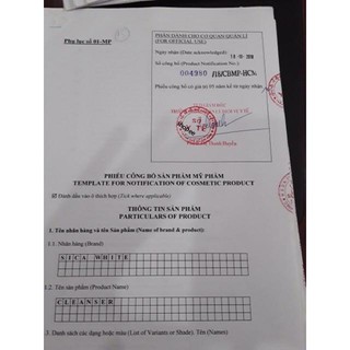 Sữa rữa mặt Sica White
