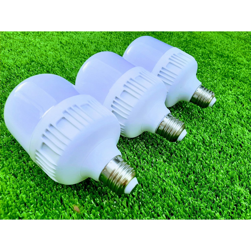 Combo 3 Bóng Đèn Led Búp Trụ 20W Ánh Sáng Trắng Tiết Kiệm Điện